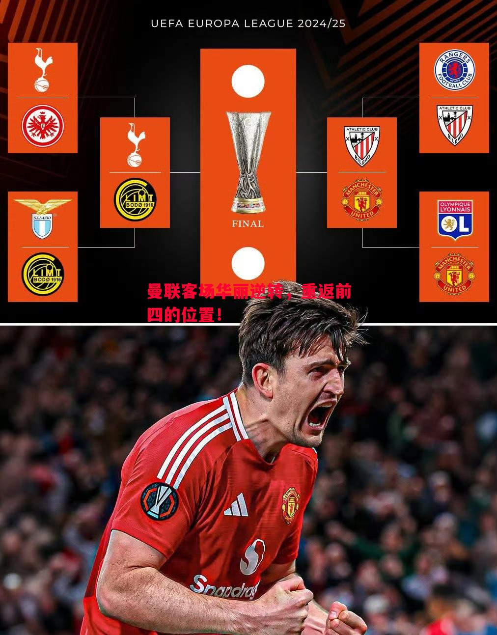 曼联客场华丽逆转,重返前四的位置! 曼联客场华丽逆转,重返前四的位置!